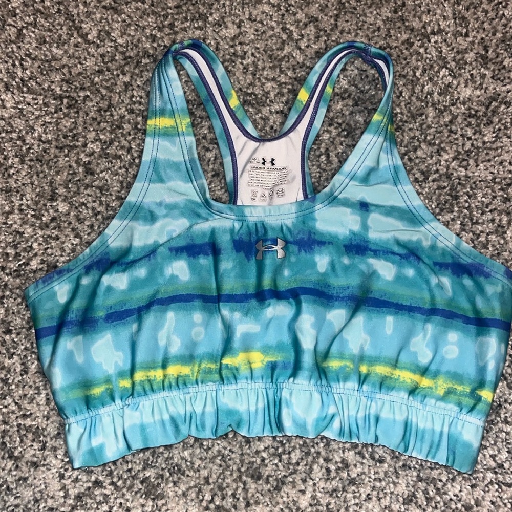 Under Armour sports bra tie-dye